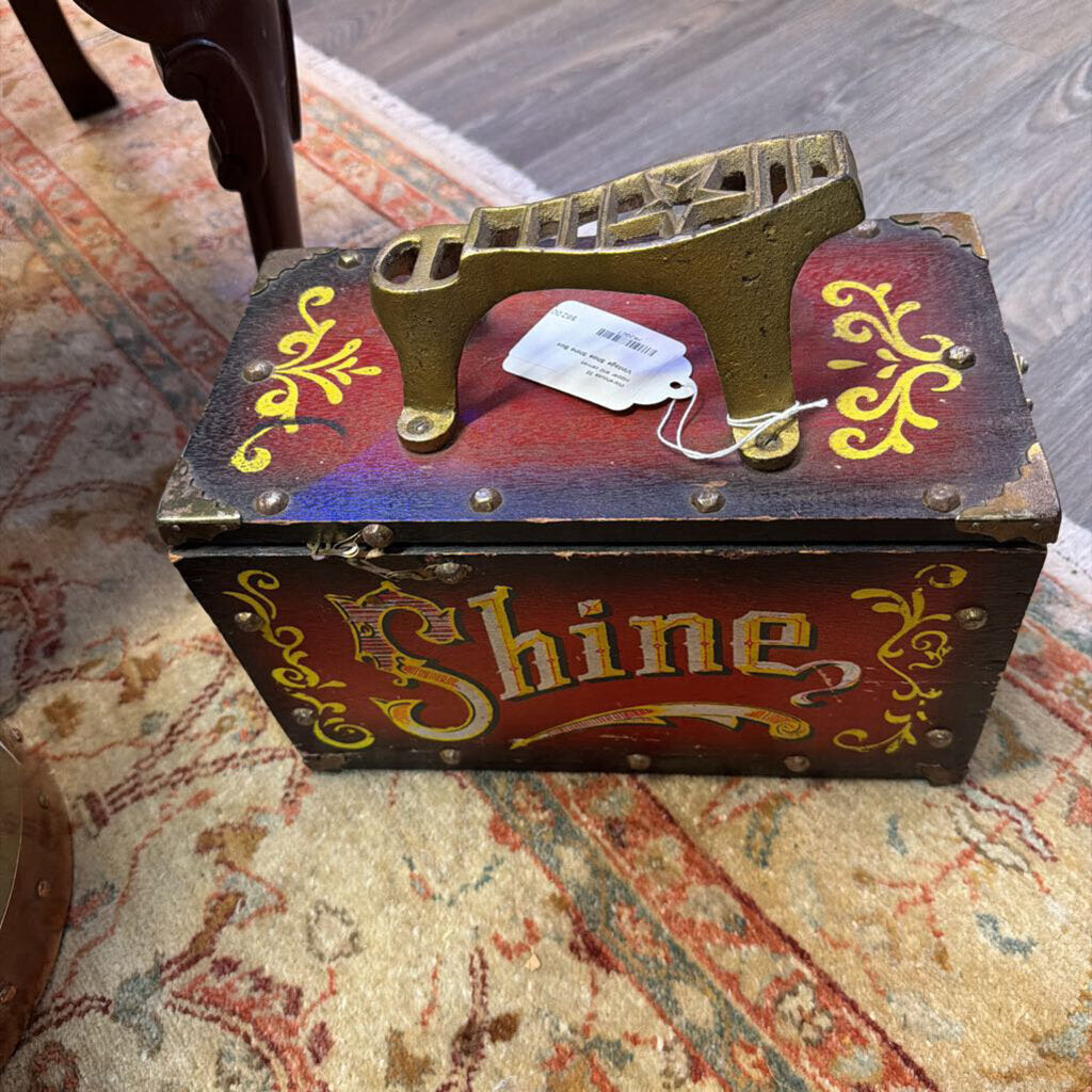 Vintage Shoe Shine Box – Warehouse 55 Batavia