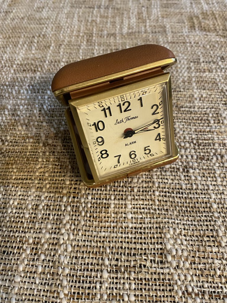 Vintage Seth Thomas Wind Up Travel Alarm Clock Warehouse 55 Aurora