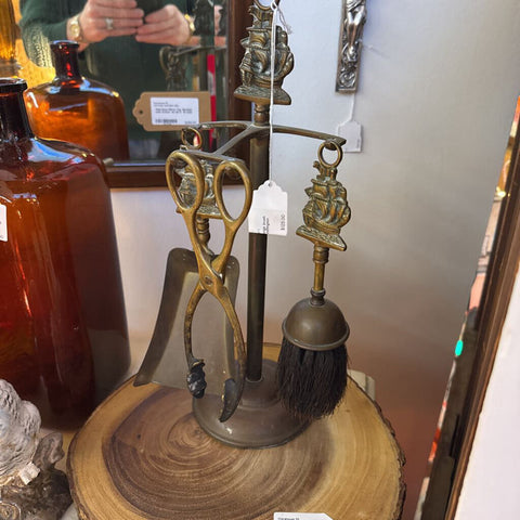 Mini fire place tools tongs brush shovel holder from Washington