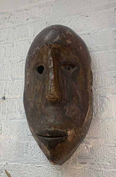 Large Hand carved Wood African mask