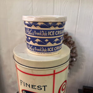 Vintage ice cream container