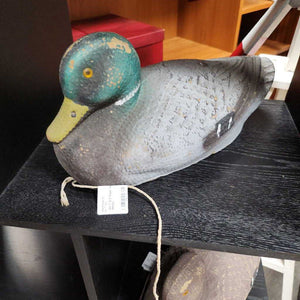 Paper mache duck decoy