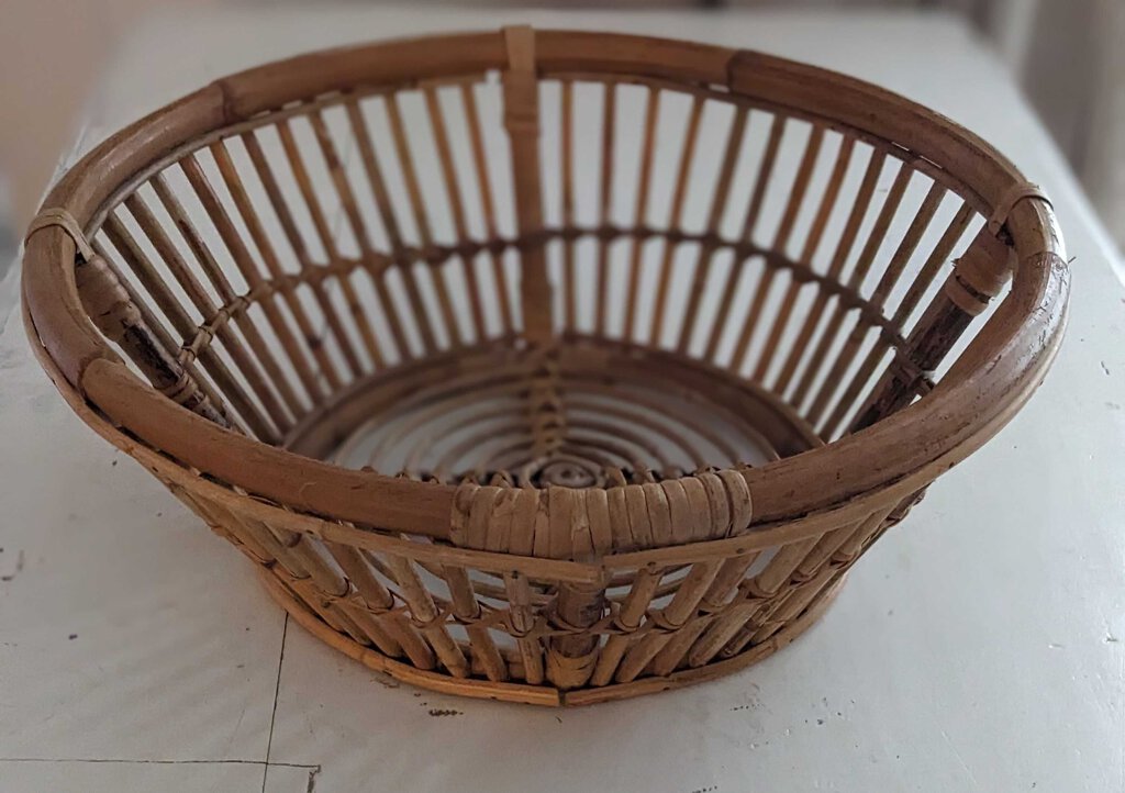 MCM Rattan Basket 16 Inches