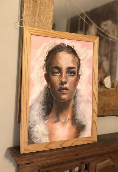 17x 13 pastel portrait