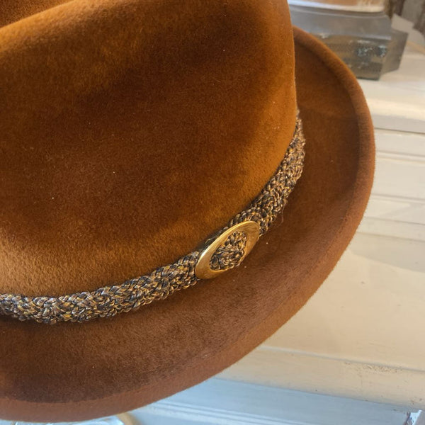 Vintage Stetson "The Sovereign" Velour Fedora Hat
