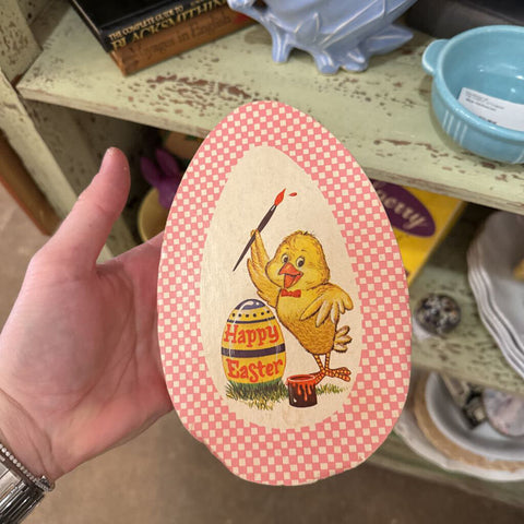 Vintage happy Easter egg box