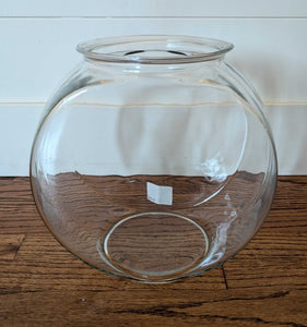 Vintage Glass Terrarium 11x11x7