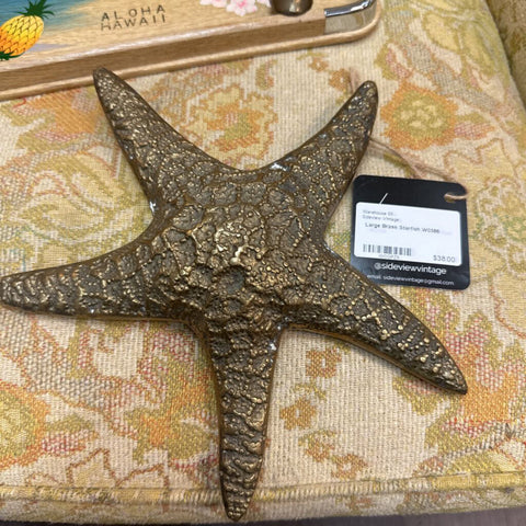 Large Brass Starfish W0386