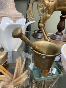 Brass Mortar and Pestle W1424