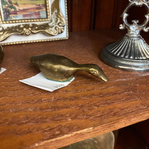 Tiny Brass Duck