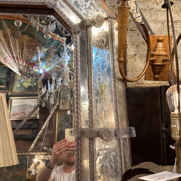 Huge Antique Venetian mirror IN STORE PICK UP ONLY