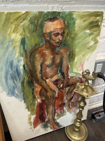 Male portrait painting