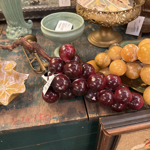 Large bunch of alabaster grapes