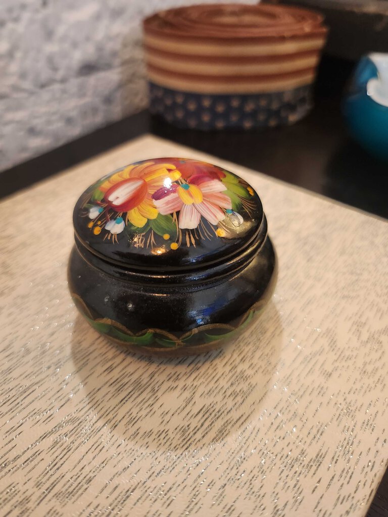 Mini trinket box 1.5" tall