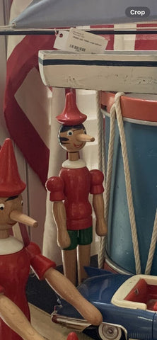 12 inch wood Pinocchio