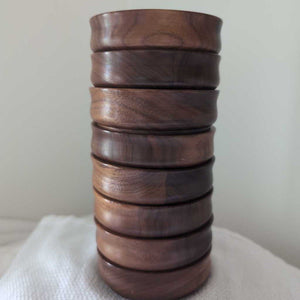 Set of 8 Vintage Kustom Kraft Black Walnut Coasters