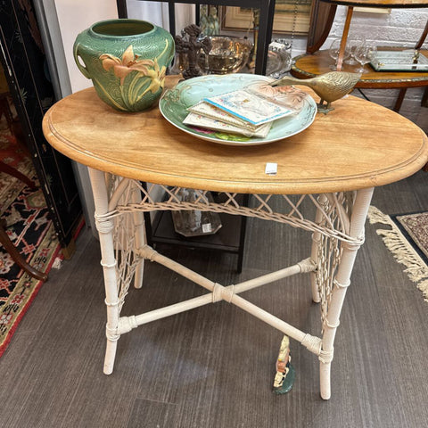 Vintage Wicker Table