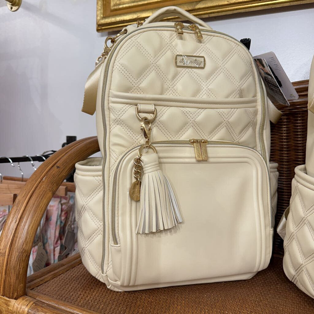 Vanilla Latte Boss Plus Backpack Diaper Bag