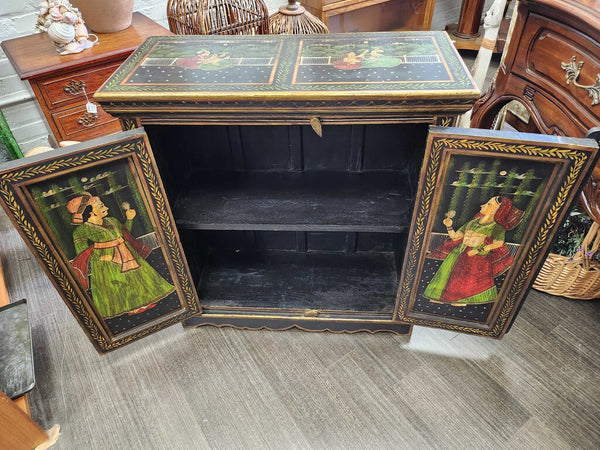 13.5 x 30 x 33.5 tall Hand painted cabinet **In Store Pick Up Only**