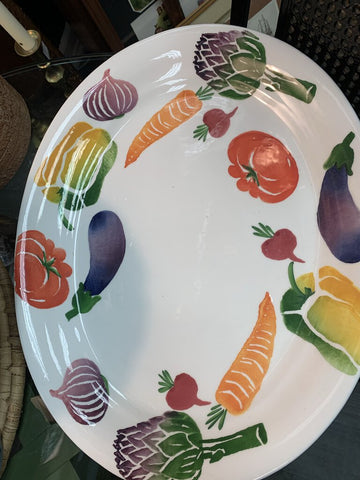 Vintage Ancora Made In Italy Veggie Platter