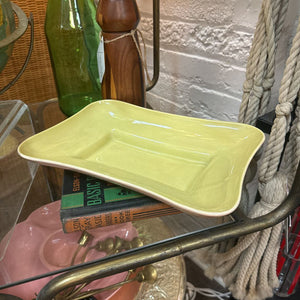 Pottery Tray with Pink/Lime W1482