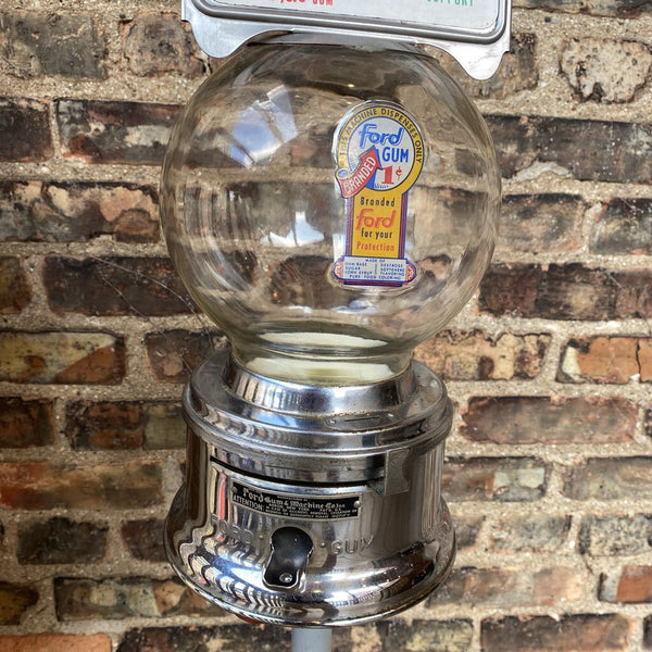 Ford gum ball machine with stand.. in store pick up only