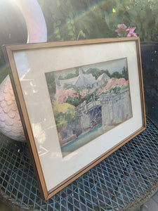 Vintage Watercolor Print