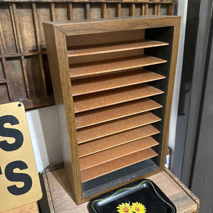 Wood paper shelf