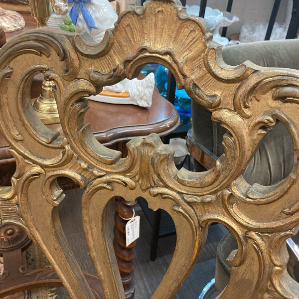 French Louis XV Gilded Corner Chair IN STORE PICK UP