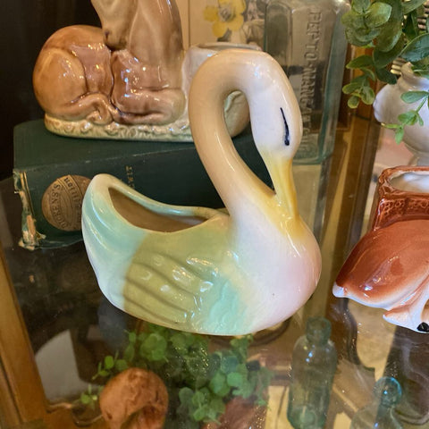 Pastel Swan Planter