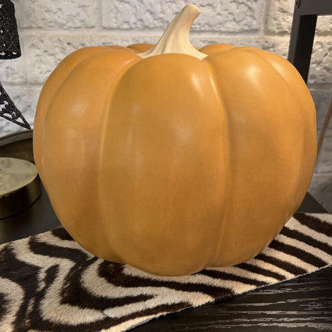 Orange Ceramic Pumpkin