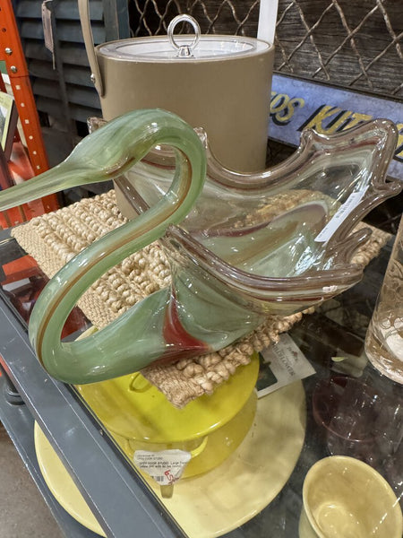 Glass swan green