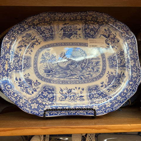 Spode Blue Room CollectionTurkey platter, 17" long