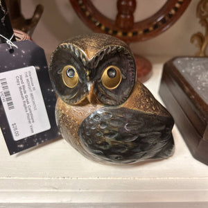 Vintage Big Eye Ceramic Owl