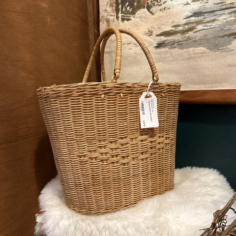 Vintage Basket with Handles