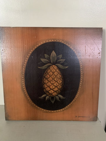 Barbara Jeffords Pineapple Print 11in