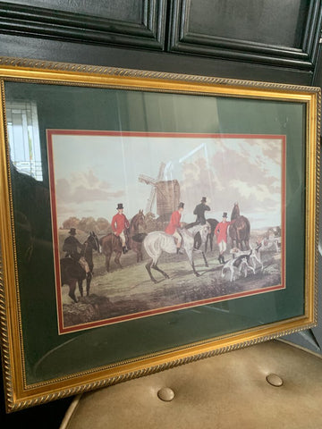 Framed Fox Hunt Print