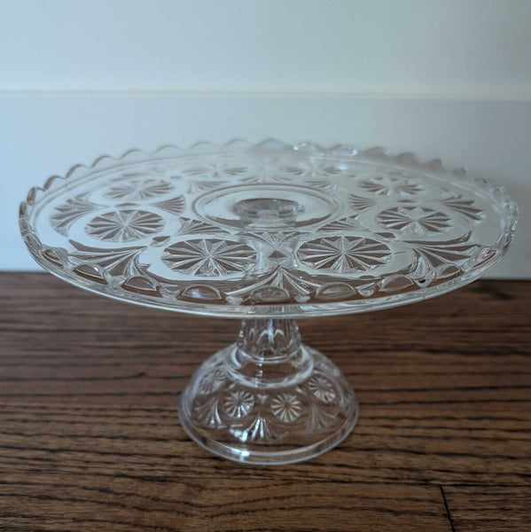 Vintage Scalloped Edge Dessert Plate - 8-1/2"