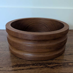 Vintage Teak Bowl 10"