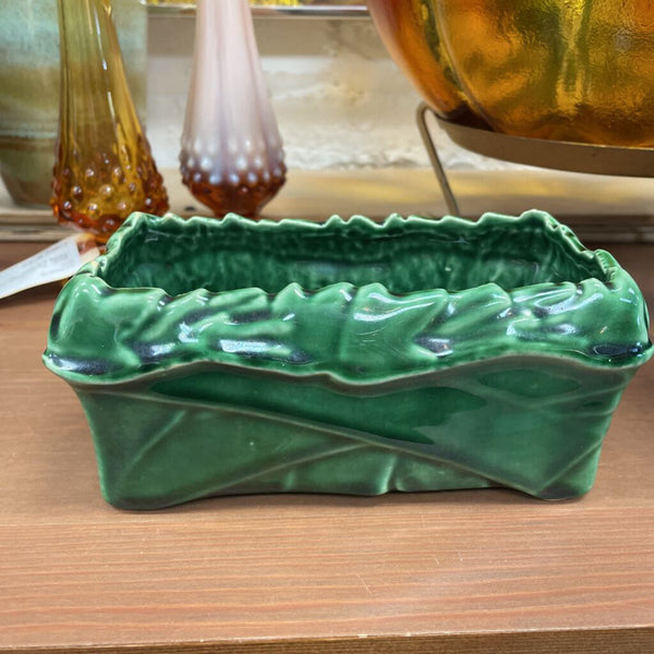 Moxie - McCoy Dark Green Rectangle Planter