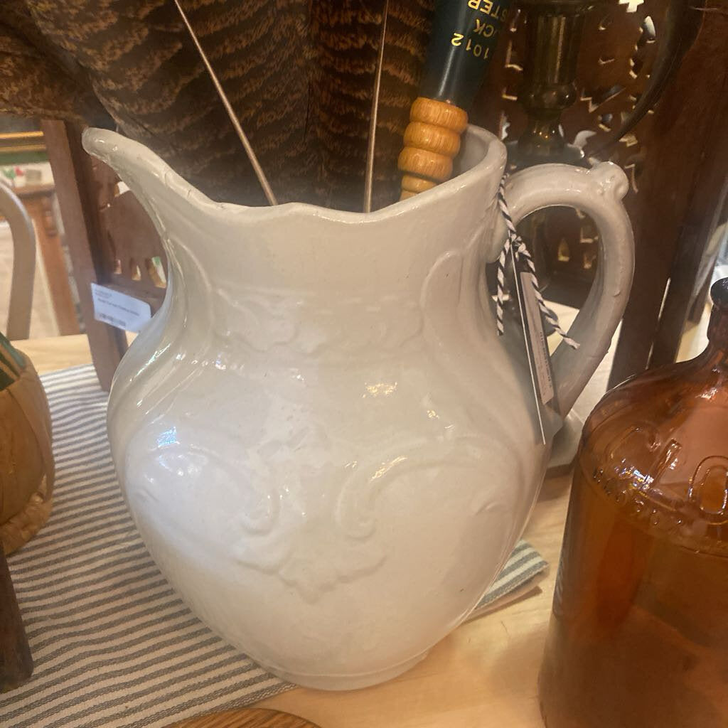 Large Stoneware Pitcher