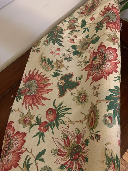 RARE Vintage Schumacher Gramercy "Lyons" Fabric Roll 7yards