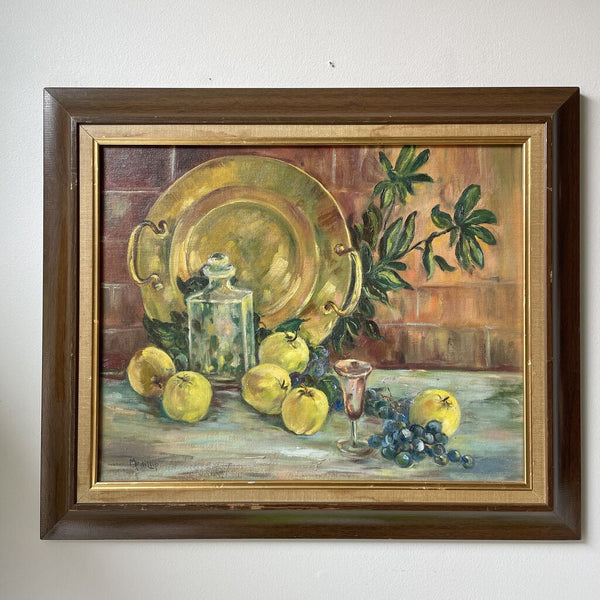 Moxie - M Phillip Still Life Painting on Board - 25x21