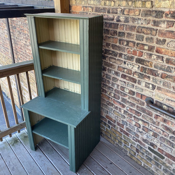 Wainscoting painted cabinet 30 + 24 in wide 68in high