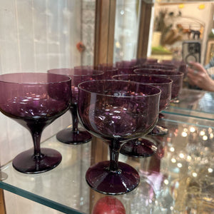 (8) Amethyst Goblets