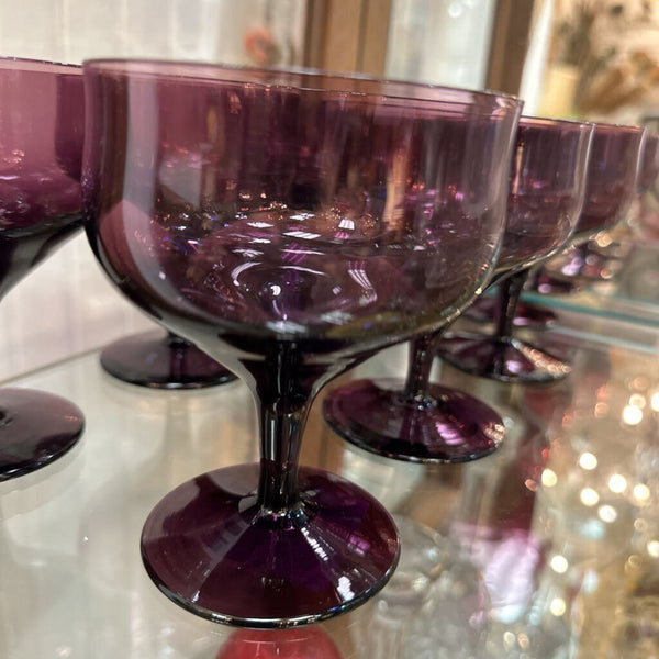 (8) Amethyst Goblets