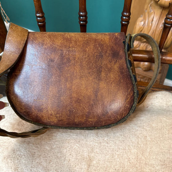 Leather Tooled Purse