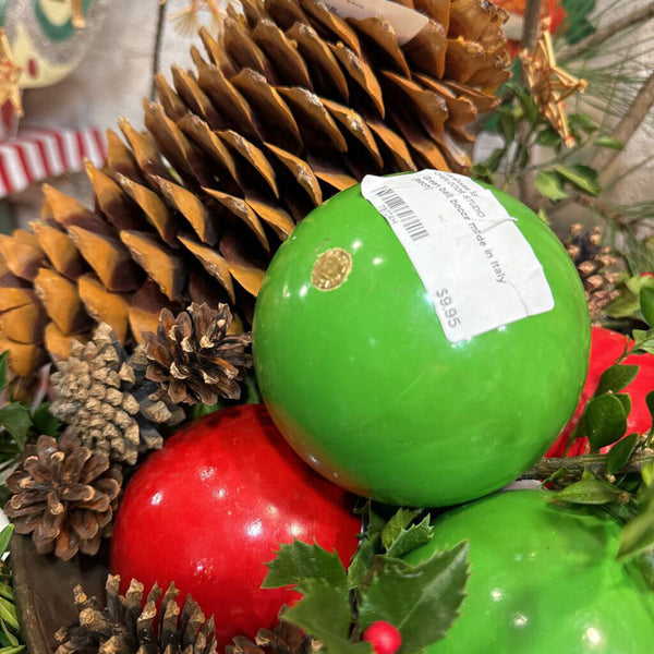 Green ball bocce made in Italy (each)