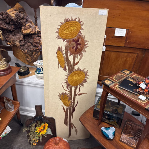 Sunflower needlepoint