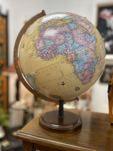 Vintage globemaster 12 inch globe